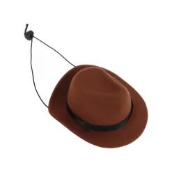 Brun Sød Sjov Kæledyrs Cowboyhat