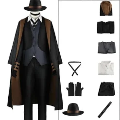 Bungo Stray Dogs Cosplay Nakahara Chuuya Halloween Kostume Anime Tøj Disfraz Voksen Fantasias Deguisement Garcons Hombre A2 Kostume-FF- A2 Costume XS | Fyndiq