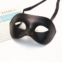 Burlesque Ball Party (sort One Size)2* Mænds Maske Sort Mat