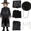 [CA] Kpop Demon Hunter Cosplay Kostume til Drenge med Kappe [JUN] 1 160cm