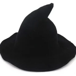 {ca}Kvinders Halloween Heksehat Uld Strikket Hue Til Fest Maskerade Cosplay Kostume Tilbehør