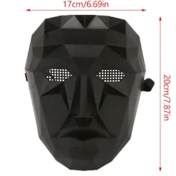 Calamari Game Cosplay Maske Rekvisitter Kvadrat Cirkel Trekant Mønster Boss