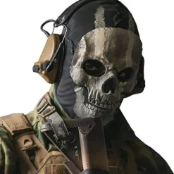 Call of Duty Ghost Skull Maske Fuld Ansigt Unisex til Krigsspil SQBB[JUN]