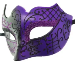 Carnival Herre Makeup Bal Maske Carnival Romersk Maske Performance Party Maske Purple