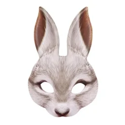 Carnival/Påskedag Cosplay Latex Mask Animal Style Halloween Ca vit