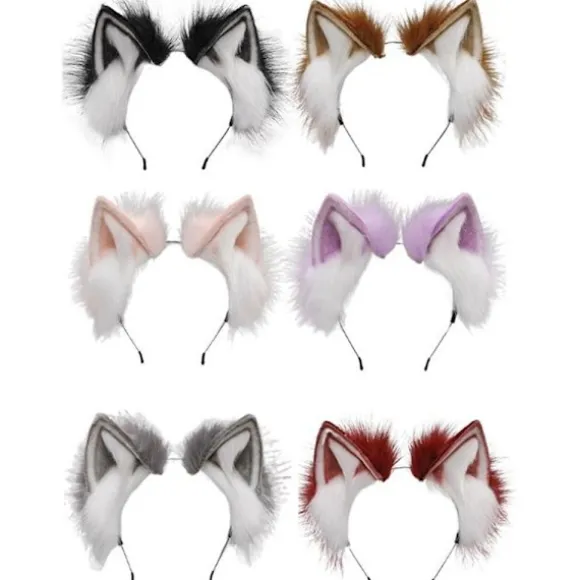 Cat Ear Pandebånd Cosplay Hovedbeklædning COLOR 6 COLOR 6 Color 6