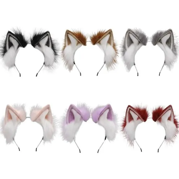 Cat Ear Pandebånd Cosplay Hovedbeklædning COLOR 6 COLOR 6 Color 6