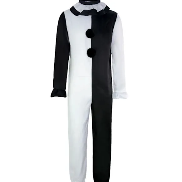 CGGTSN Voksne Terrifier 2 Art the Clown Cosplay Kostume Jumpsuit Hat Sæt Halloween Karneval Suit V Only Mask_max Only Mask M