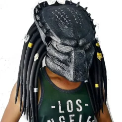 Chdz Predator Hjelm Replika Maske Latex Maske Halloween Cosplay Kostume Rekvisitter Latex