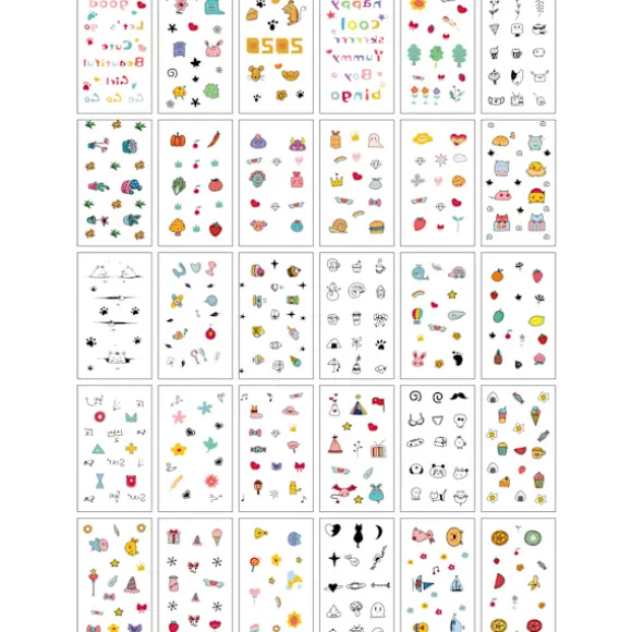 Chikke midlertidige tatoveringer - 30 unikke designs