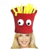 Chips Hat med Franske Fritter Form, Halloween Kostume Tilbehør, Cosplay Forsyninger