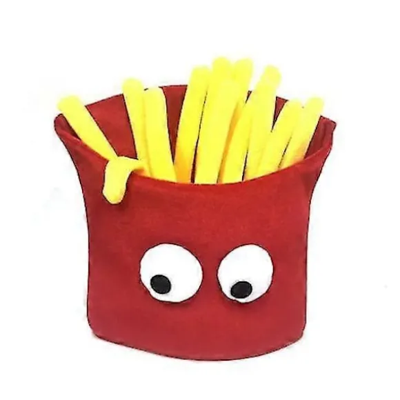 Chips Hat med Franske Fritter Form, Halloween Kostume Tilbehør, Cosplay Forsyninger