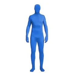 Chroma Key Blå Body Suit til Foto Video & Cosplay 160cm[ZHE]