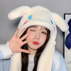 Cinnamoroll My Melody Ørebevægende Hat White