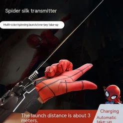 【CJY】Spiderman Web Shooters Legetøj Spider Man Tutor Cosplay Peter Parker Tilbehør Rekvisitter Handsker Til Børn