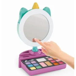 CLEMENTONI - Unicorn makeup spejl - Lysring - Makeup og hår- og negletilbehør - Fra 7 år Flerfärgad
