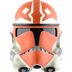 Clone Trooper Hjelm, Tegneserie Hjelm Ansigtsdækning Kostume Rekvisitter, Halloween Ansigtsdækning Pvc Hjelm Film Orange