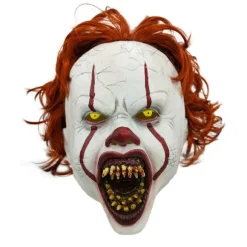 Clown Back to Soul 2 pennywise Maske LED Lys Paryk Hovedbeklædning Horro