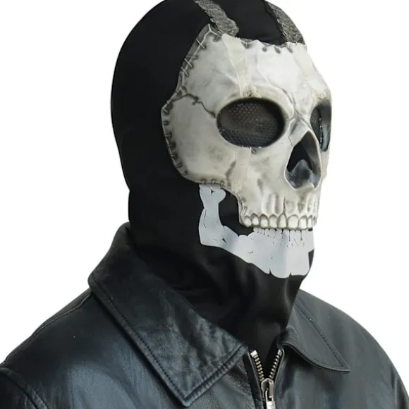 COD Ghost Maske Kranie Helmaske MW2 Cosplay Kostumemaske kompatibilitet med Sport Halloween Cosplay