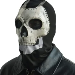 COD Ghost Maske Kranie Helmaske MW2 Cosplay Kostumemaske kompatibilitet med Sport Halloween Cosplay