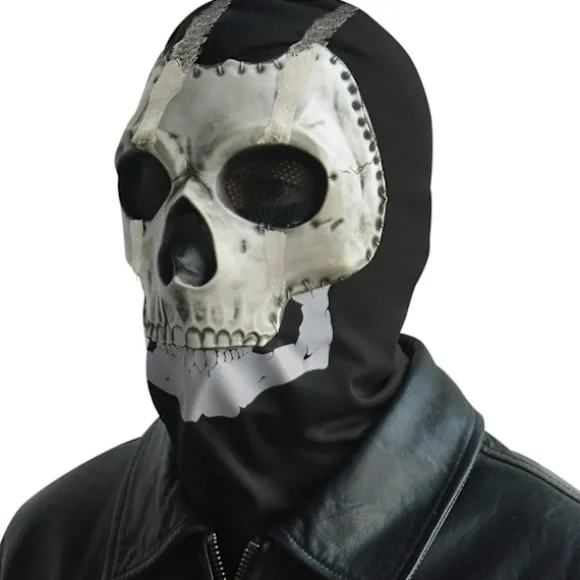 COD Ghost Maske Kranie Helmaske MW2 Cosplay Kostumemaske kompatibilitet med Sport Halloween Cosplay