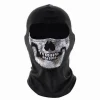 COD:MW2 Ghost Skull Balaclava Ghost Simon Riley Ansigt Krigsspil Cosplay Maske Beskyttelse Dødningehovedmønster Balaclava Maske
