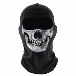 COD:MW2 Ghost Skull Balaclava Ghost Simon Riley Ansigt Krigsspil Cosplay Maske Beskyttelse Dødningehovedmønster Balaclava Maske