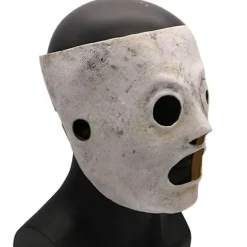 Corey Taylor Cosplay Latex Hovedmaske Halloween Fest Maskerade Udklædning Kostume Horror Tilbehør Prop Til Voksne White