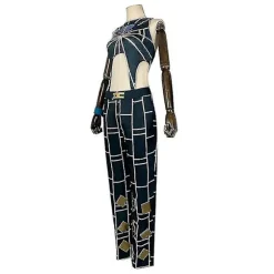 Cosdaddy Anmie Jojo's Bizarre Adventure Jolyne Cujoh Kostume til Voksne Kvinder og Piger XS