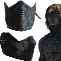 Cosplay America 2 Vinter Soldaten Maske James Buchanan Bucky Barnes Cosplay Latex Maske Halloween Kostume til Voksen Karneval Rekvisitter