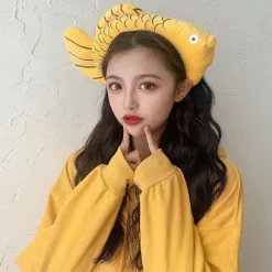 Cosplay Animal Cute Novelty Funny Golden Fish Hovedbånd Hårbånd