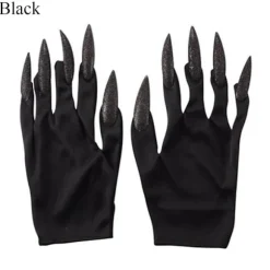 Cosplay Handsker Handsker Med Kløer SORT black