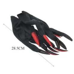 Cosplay Handsker Handsker Med Kløer SORT black