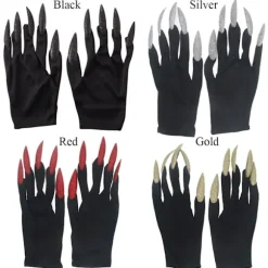 Cosplay Handsker Handsker Med Kløer SORT black