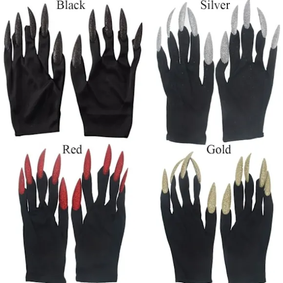 Cosplay Handsker Handsker Med Kløer SORT black
