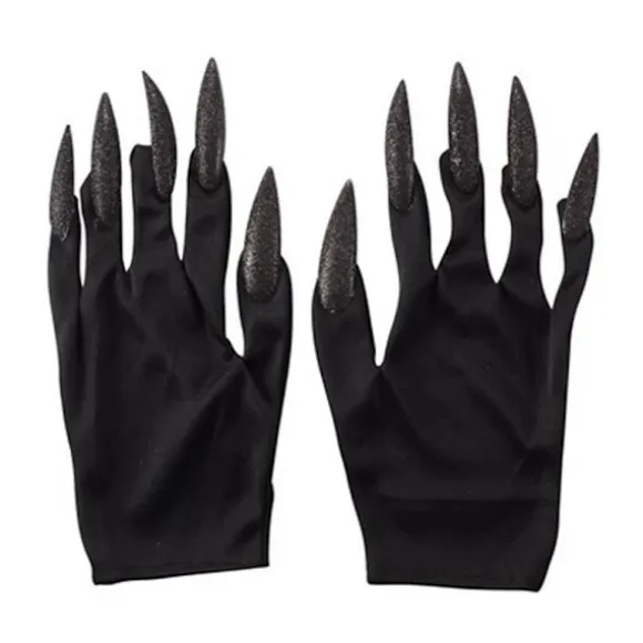 Cosplay Handsker Handsker Med Kløer SORT black