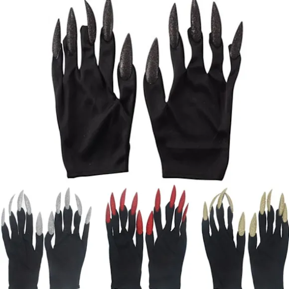 Cosplay Handsker Handsker Med Kløer SORT black