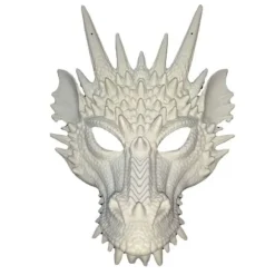 Cosplay Mask Mask Rekvisitter HVID white