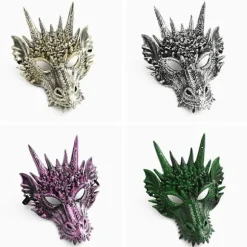 Cosplay Mask Mask Rekvisitter HVID white