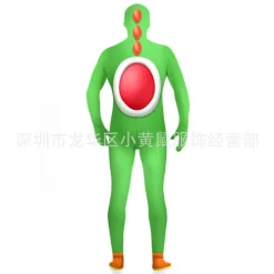 Cosplay Super Mario Bros Bowser Yoshi Mask Jumpsuit Voksen Børn Bodysuit*Kostume #2 Voksen M（155） #2-FQ- #2 Adult M（155）