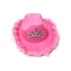 Cowboyhatte Western Cowgirl Hat Bandanna Briller Unisex Cowboyhat Fødselsdagskostume Cosplay Kjole Festtilbehør hat*glasses*square towel blackwhite