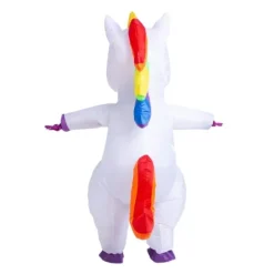 Creations Oppustelig Enhjørningedragt Full Body Unicorn Air Blow-up Deluxe Halloween-kostume - Voksenstørrelse[GPA] 150-190 cm