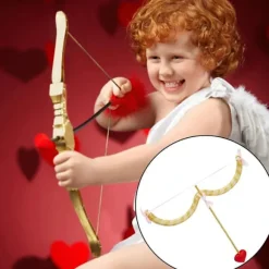 Cupids bue og pil Kostumefest rollespil Cupids bue og pil Golden