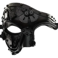 Cyberpunk maske Steampunk Metal Cyborg Venetian Maske, Maskerade Maske til Halloween Dekoration Kostume