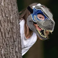 3D Dinosaur Maske Rolle Spil Hovedbeklædning Jurassic World Raptor Gaver