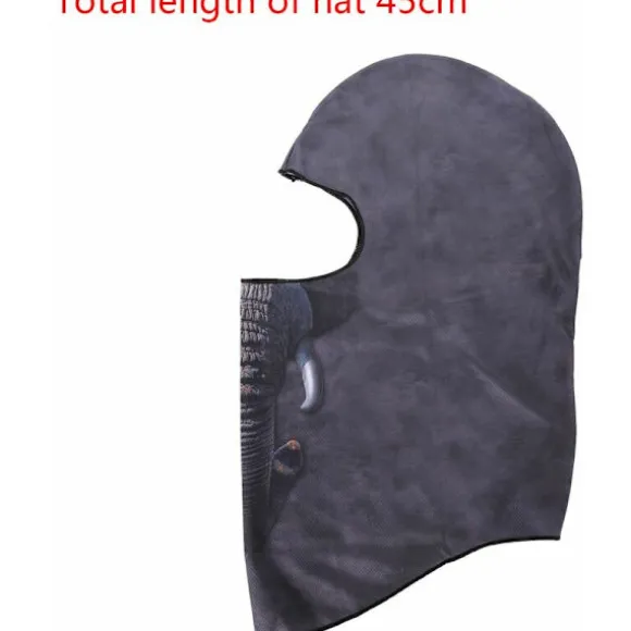 3D Dyre Udendørs Fest Cykling Ski Hat Maske Hue, Løve