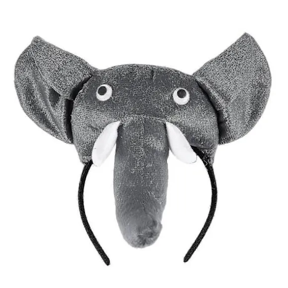 3D elefant hårbånd dyrefarm voksne børn kostume maske masker bold