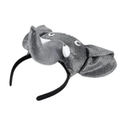 3D elefant hårbånd dyrefarm voksne børn kostume maske masker bold