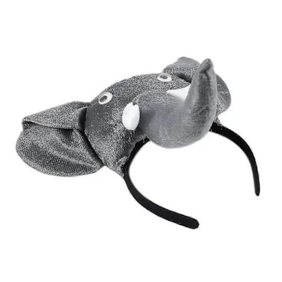 3D elefant hårbånd dyrefarm voksne børn kostume maske masker bold
