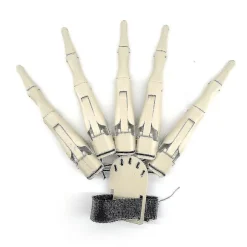 3D Halloween leddelte fingerkløer dekoration festrekvisitter (f2) White